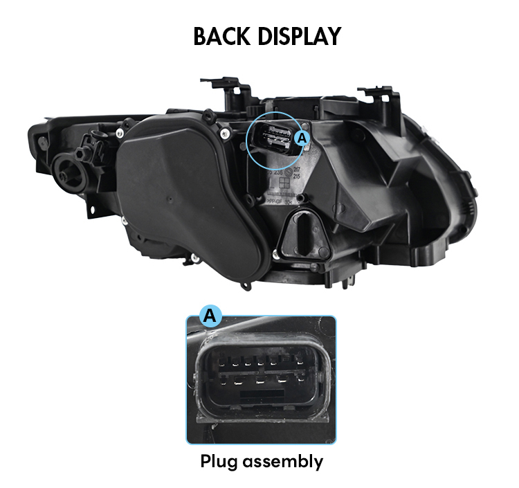 A208-1-B Xenon LED Headlight for BMW E92 E93 328i 335i Coupe (2007–2010) 20 Xenon LED Headlight