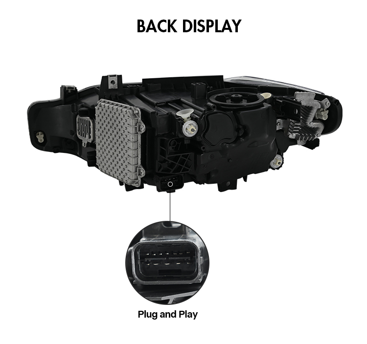 BMW 3-Series Headlight A203-A Halogen For BMW 3-Series 2012–2015 Headlight 19 Halogen Headlight