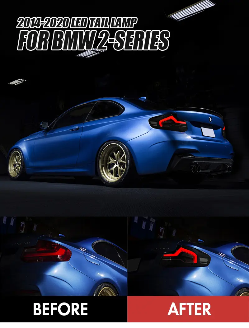 BMW 2 Series Tail Light TT-F22-B610-RS / TT-F22-B610-WS For BMW F22 Modified Tail Light 15 Tail Light