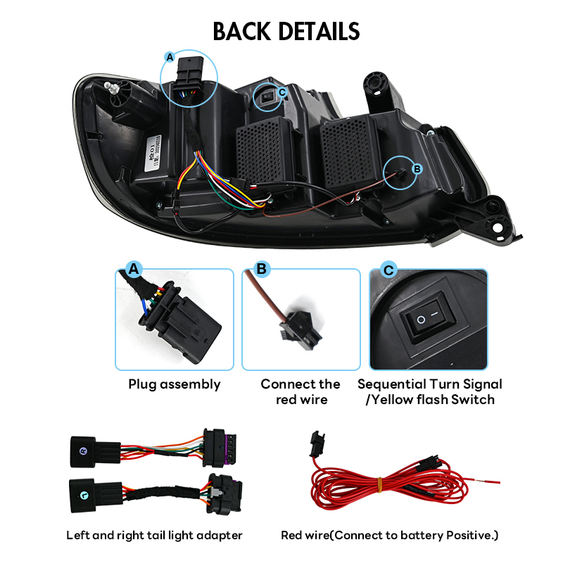 BMW 2 Series Tail Light TT-F22-B610-RS / TT-F22-B610-WS For BMW F22 Modified Tail Light 18 Tail Light