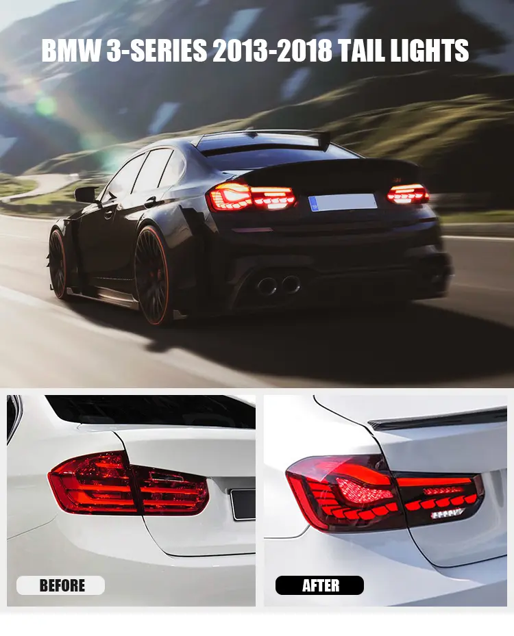BM-B121 LED Tail Lights for BMW 3 Series 2013–2018 17 LED Tail Light