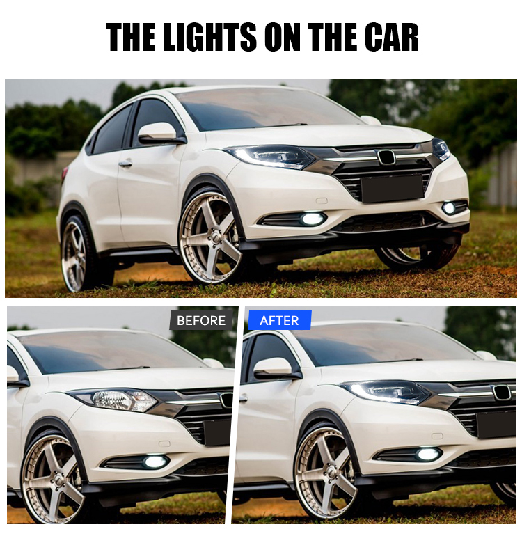 Honda HR-V Headlights HRV-A151 For Honda HR-V (2015–2018) Head Lamp 16 HR-V Headlights