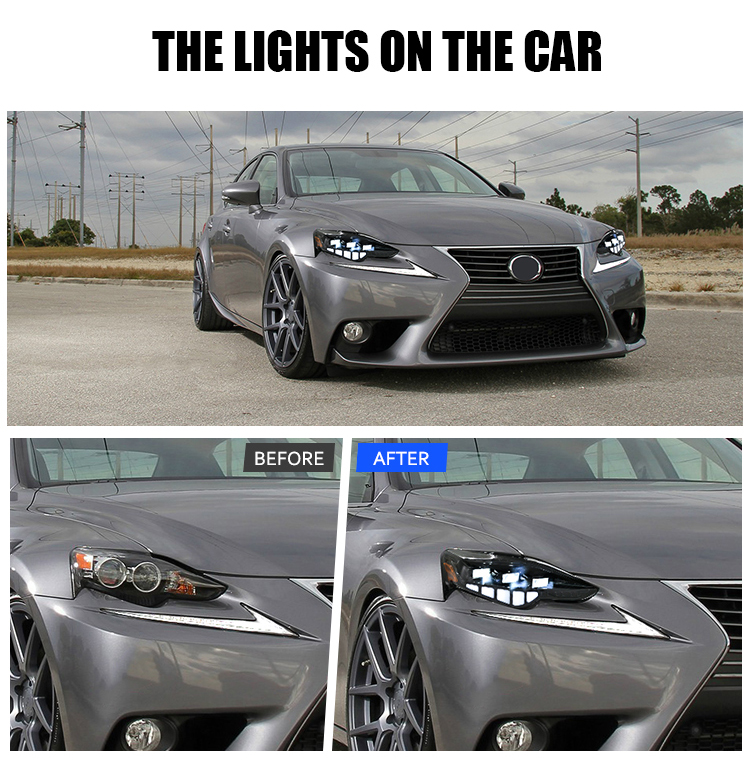 IS-A508 LED Headlights for Lexus IS350 / IS250 / IS200t / IS300 (2014–2016) 17 LED Headlight