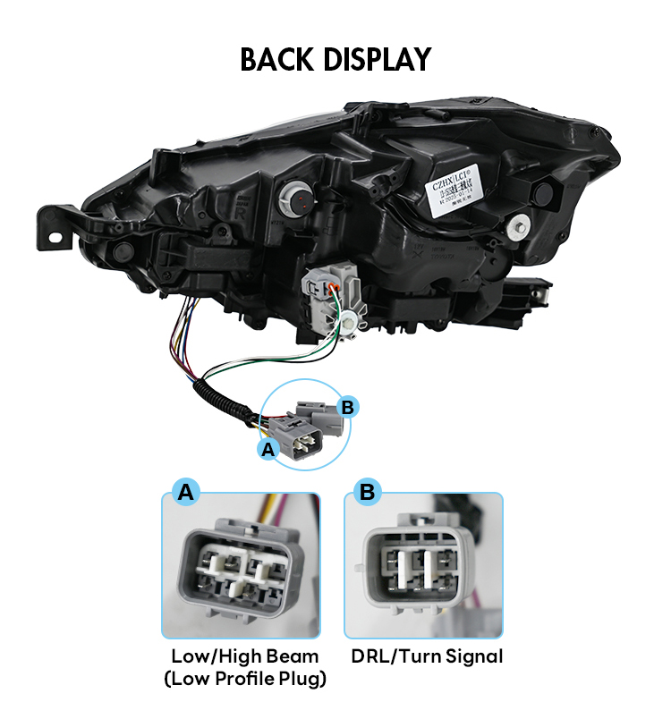 IS-A508 LED Headlights for Lexus IS350 / IS250 / IS200t / IS300 (2014–2016) 20 LED Headlight