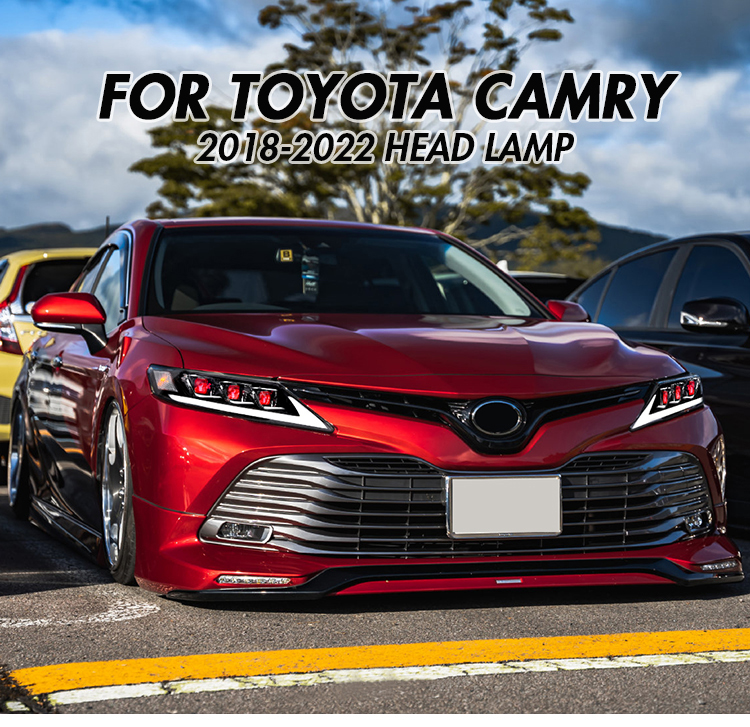Toyota Camry Headlights TT-CMR-A146C / TT-CMR-A146C-T For Toyota Camry (2018–2022) Head Lamp 17 Camry Headlights