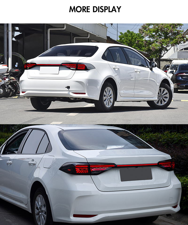 TT-LL-B105C Sequential LED Tail Lights for Toyota Corolla 2020–2023 16 LED Tail Light
