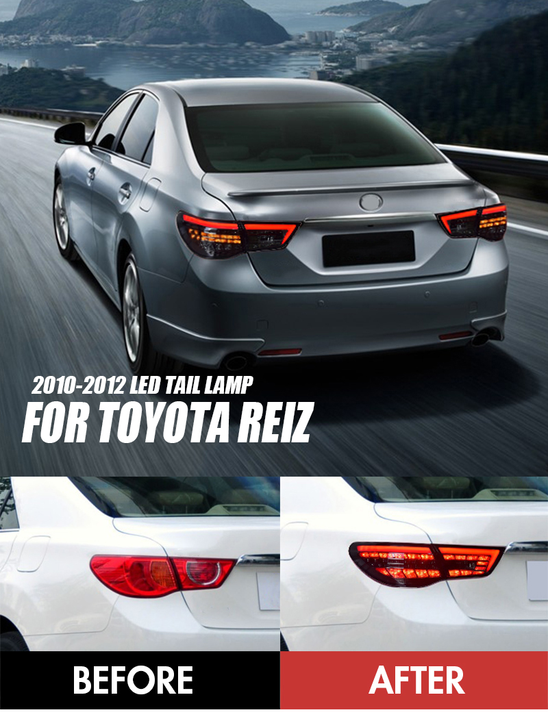 Toyota Reiz Tail Lights RZ-B106 For Toyota Reiz (2010–2012) Tail Lamp 13 Reiz Tail Lights