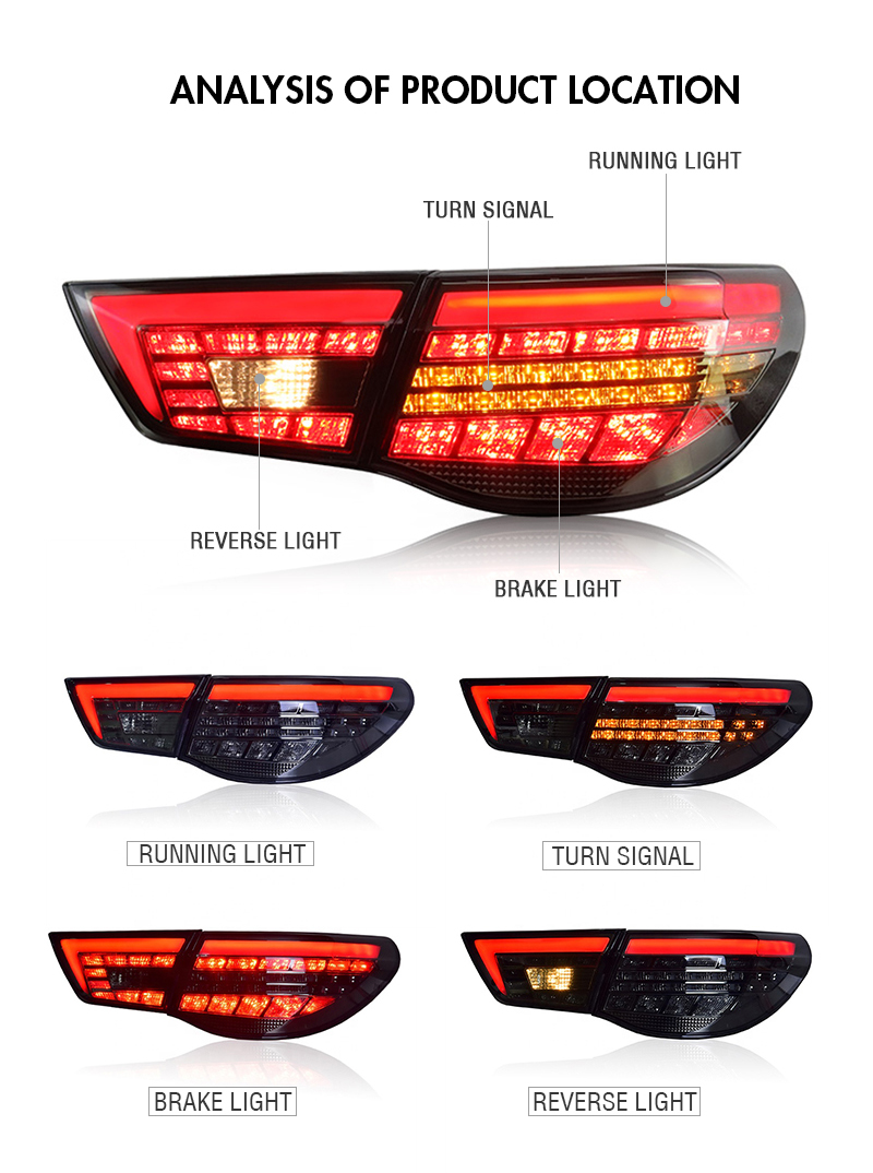 Toyota Reiz Tail Lights RZ-B106 For Toyota Reiz (2010–2012) Tail Lamp 14 Reiz Tail Lights