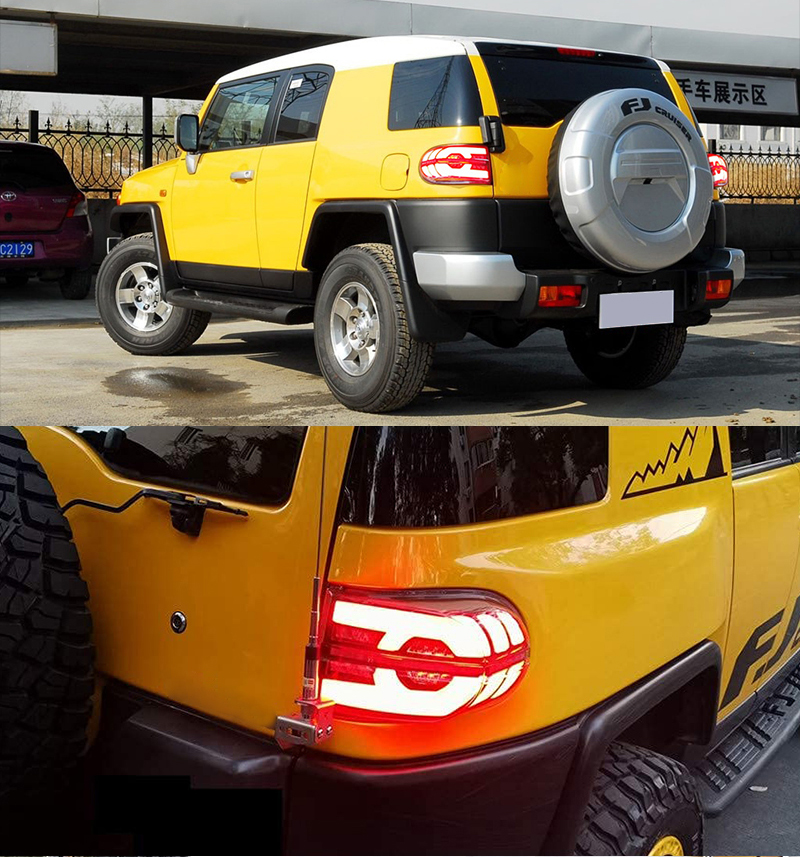 Toyota FJ Cruiser Tail Lights FJ-B128 For Toyota FJ Cruiser (2006–2020) Tail Lamp 23 FJ Cruiser Tail Lights