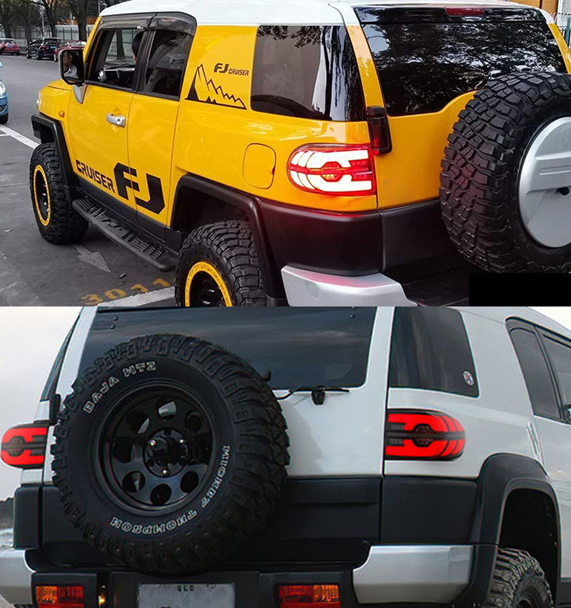 Toyota FJ Cruiser Tail Lights FJ-B128 For Toyota FJ Cruiser (2006–2020) Tail Lamp 24 FJ Cruiser Tail Lights
