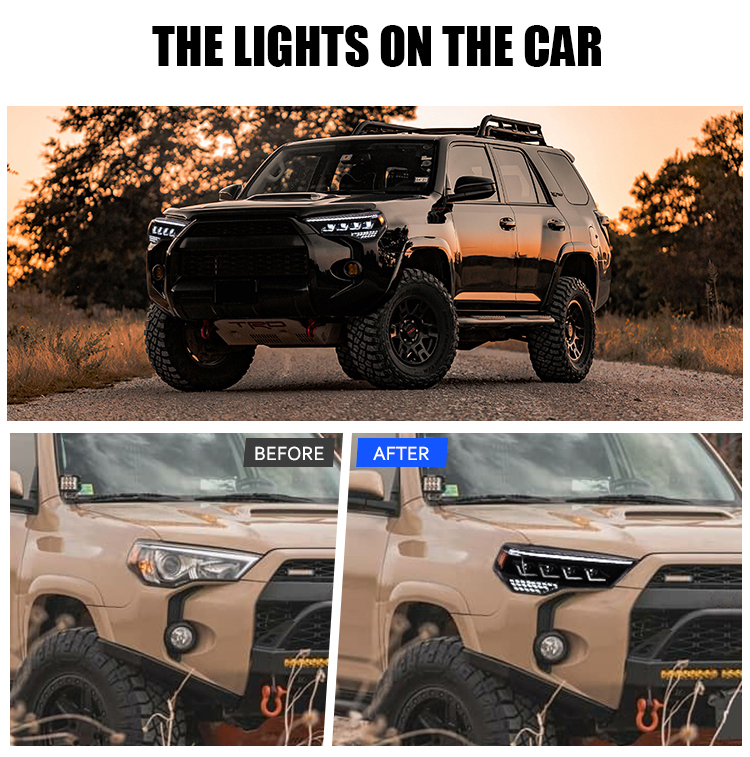 Toyota 4Runner Headlights CB-A163C For Toyota 4Runner (2014–2022) LED Head Lamp 16 4Runner Headlights