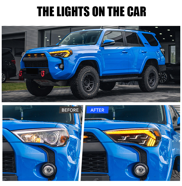 Toyota 4Runner Headlights CB-A163 For Toyota 4Runner (2014–2022) LED Head Lamp 16 4Runner Headlights