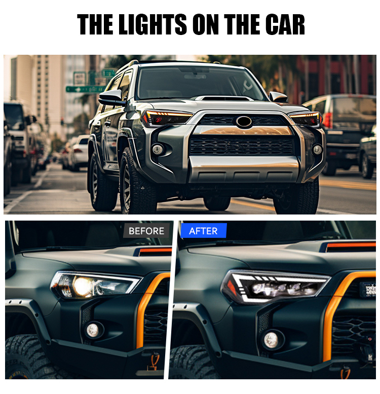 Toyota 4Runner Headlights CB-A163D For Toyota 4Runner (2014–2022) LED Head Lamp 16 4Runner Headlights
