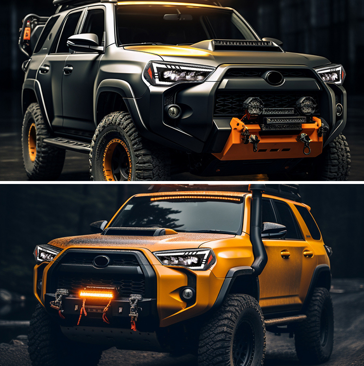 Toyota 4Runner Headlights CB-A163D For Toyota 4Runner (2014–2022) LED Head Lamp 21 4Runner Headlights