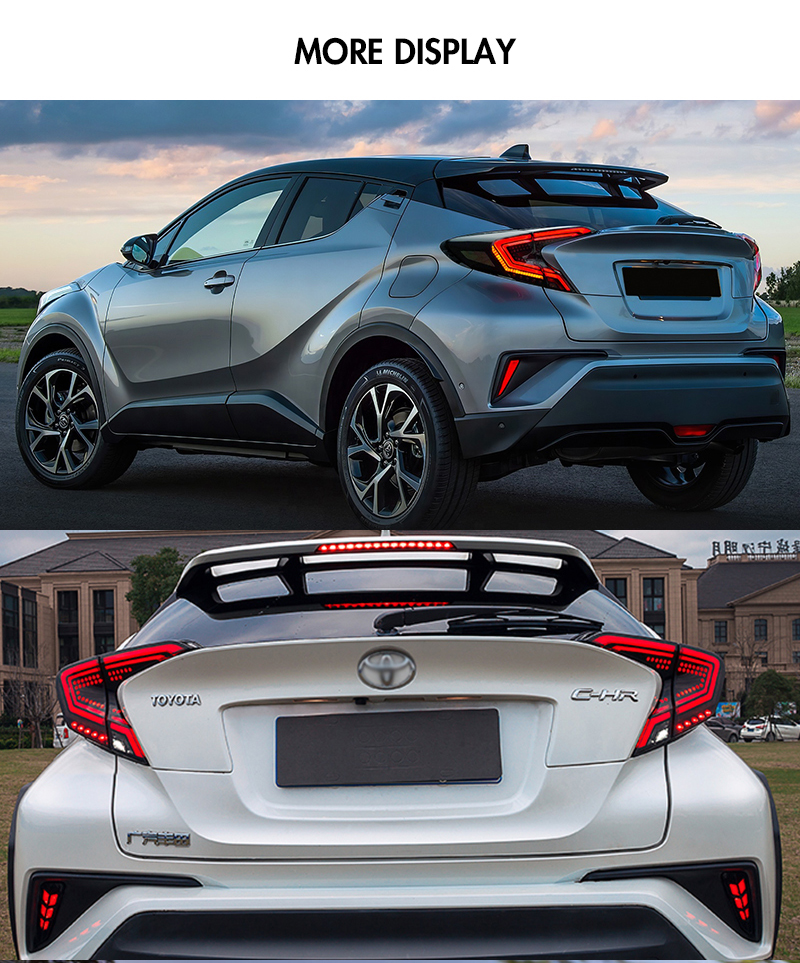 CHR-B102 LED Tail Lights for Toyota C-HR 2018–2020 19 LED Tail Light