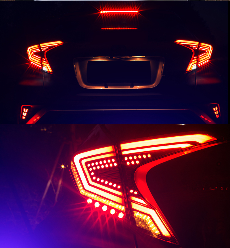 CHR-B102 LED Tail Lights for Toyota C-HR 2018–2020 21 LED Tail Lights