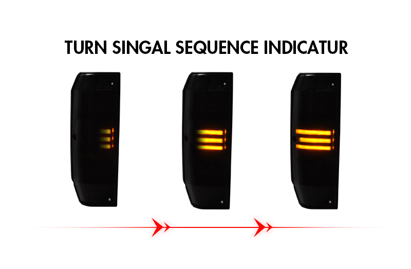 Toyota LC76 Tail Lights LC76-B135 For Toyota LC76 (1984–UP) LED Tail Lamp 15 LC76 Tail Lights