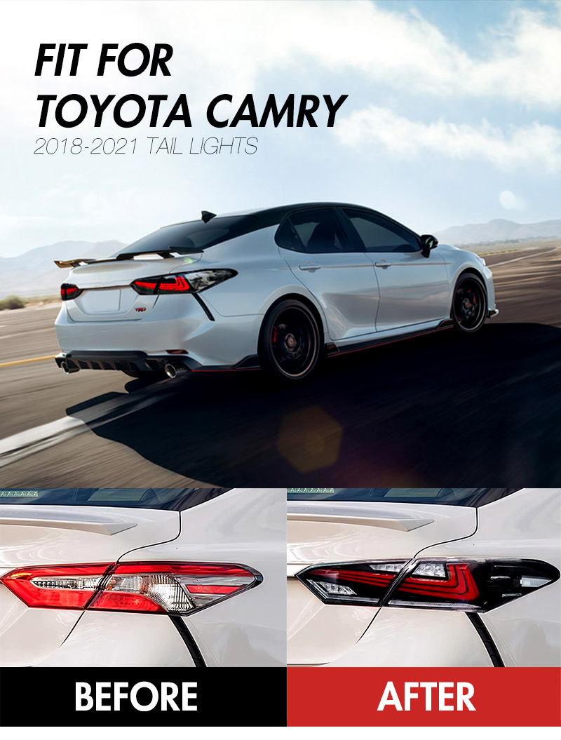 CMR-B101 LED Tail Light for Toyota Camry 2018–2023 15 LED Tail Light