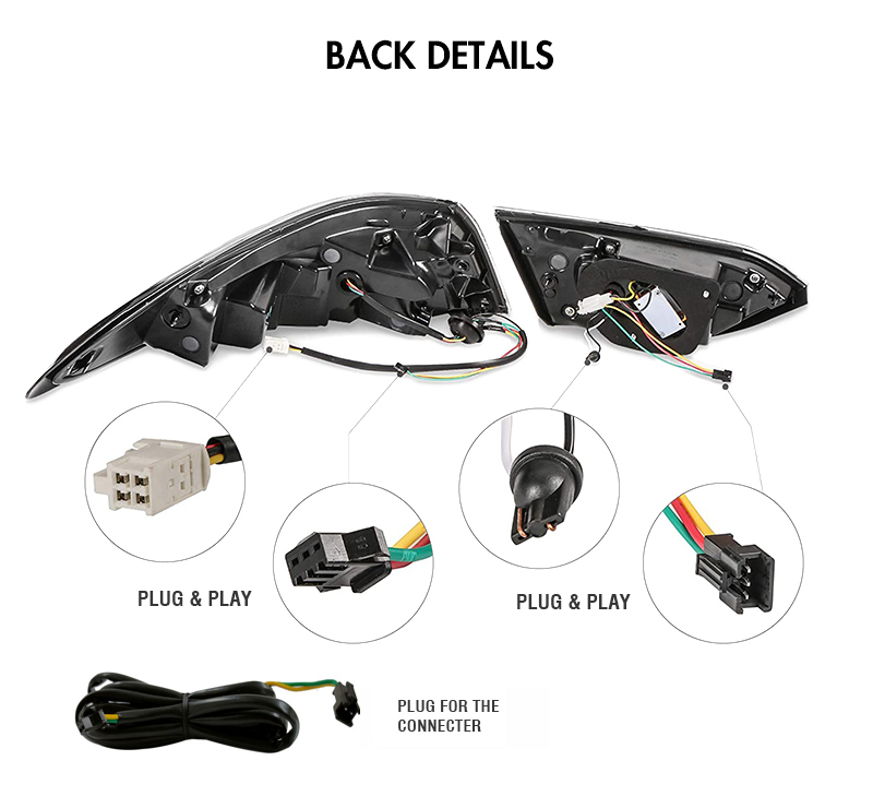 CMR-B101 LED Tail Light for Toyota Camry 2018–2023 18 LED Tail Light