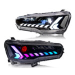 Phares LED A145-RGB pour Mitsubishi Lancer EVO X 2008–UP - Vignette de la galerie de produits 2