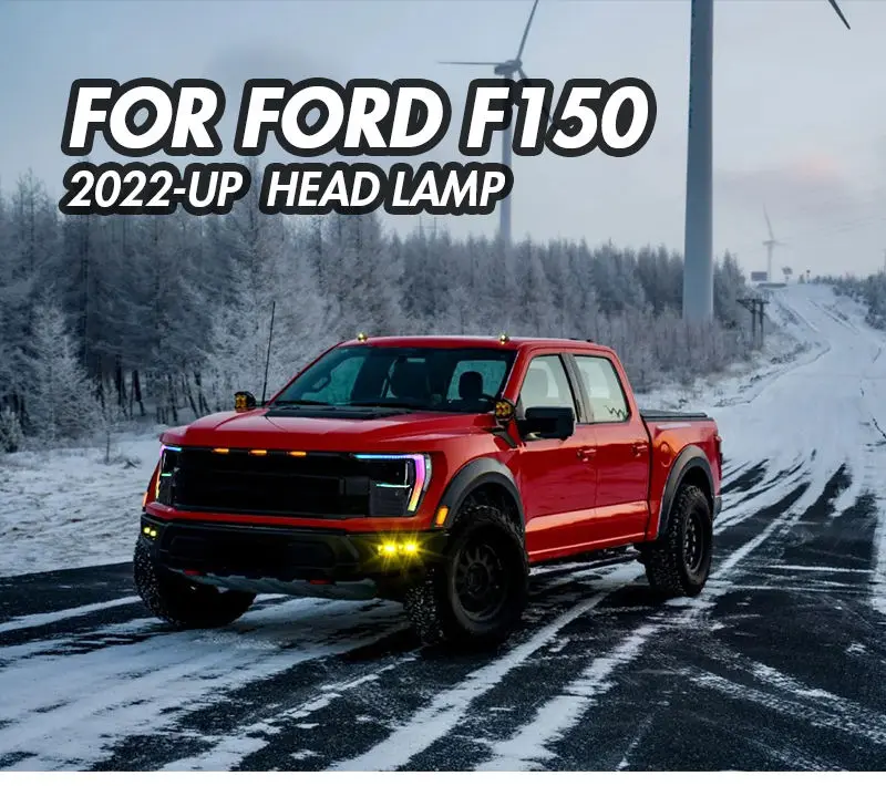 2021–2023 Ford F150 F-A500 LED RGB Headlight - View 9