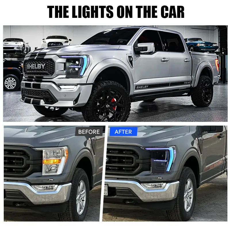 2021–2023 Ford F150 F-A500 LED RGB Headlight - View 10