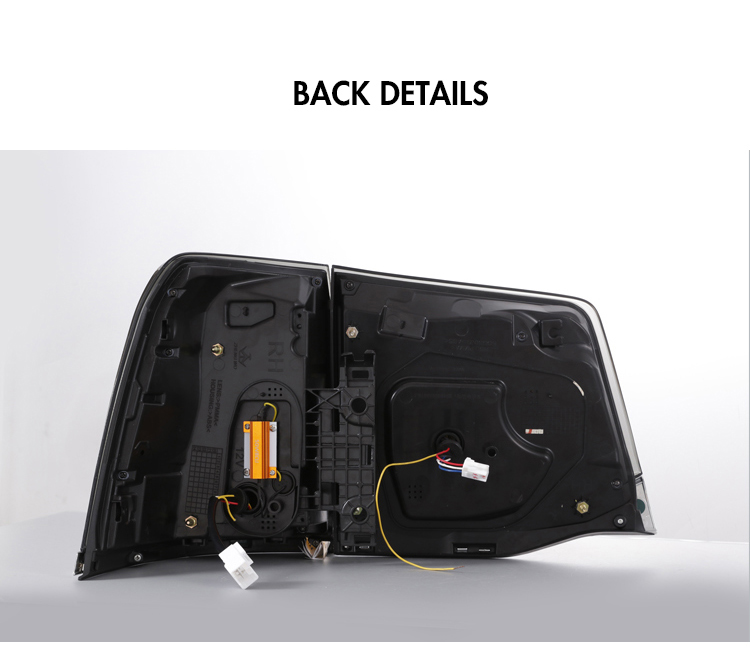 Toyota Land Cruiser Tail Lights LAND-B120B For Toyota Land Cruiser (2016–2020) Tail Lamp 17 Land Cruiser Tail Lights