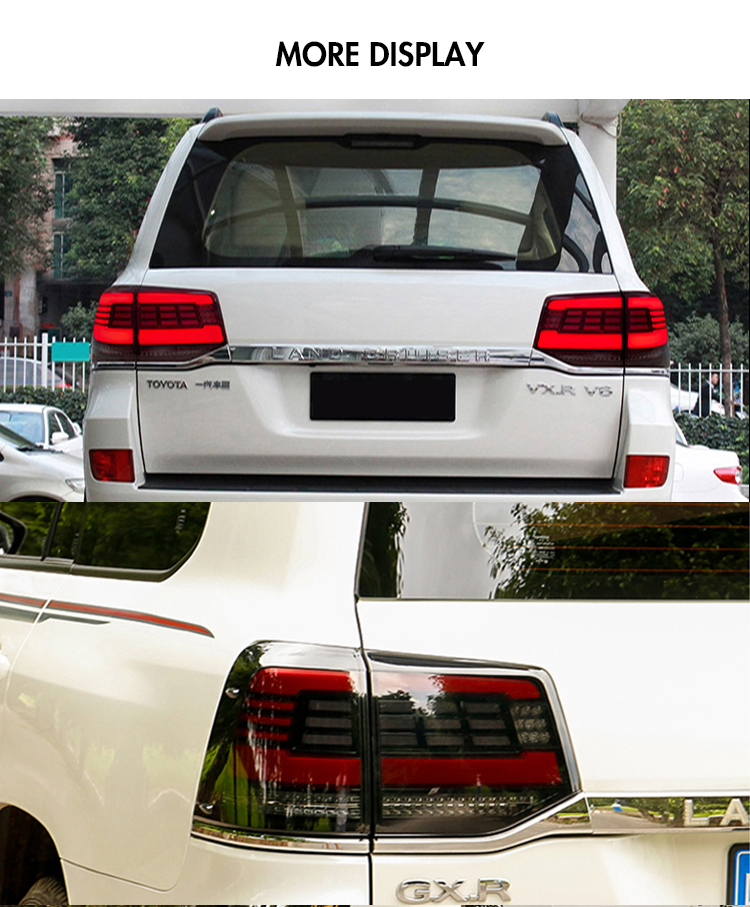 Toyota Land Cruiser Tail Lights LAND-B120B For Toyota Land Cruiser (2016–2020) Tail Lamp 19 Land Cruiser Tail Lights