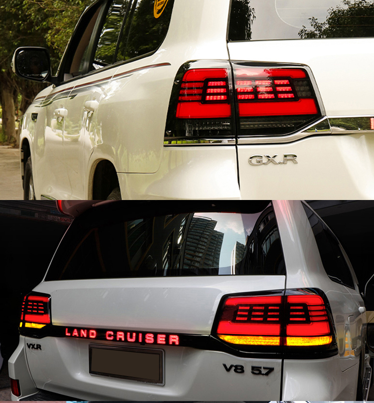 Toyota Land Cruiser Tail Lights LAND-B120B For Toyota Land Cruiser (2016–2020) Tail Lamp 20 Land Cruiser Tail Lights