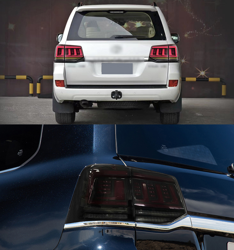 Toyota Land Cruiser Tail Lights LAND-B120 For Toyota Land Cruiser (2016–2020) Tail Lamp 18 Land Cruiser Tail Lights