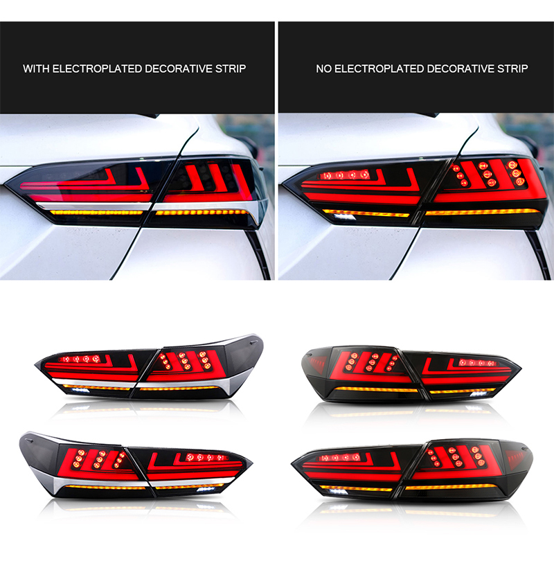 B101B LED Tail Lamp for Toyota Camry 2018–2023 20 LED Tail Lamp