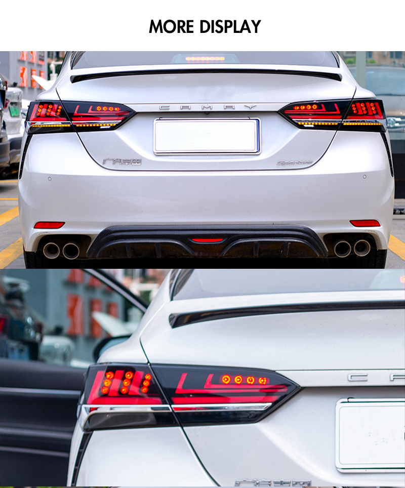 B101B LED Tail Lamp for Toyota Camry 2018–2023 21 LED Tail Lamp