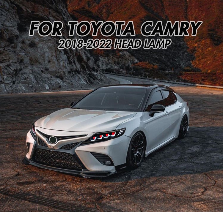 Toyota Camry Headlights A146-4T-E Devil Eyes For Toyota Camry (2018–2023) Head Lamp 17 Camry Headlights