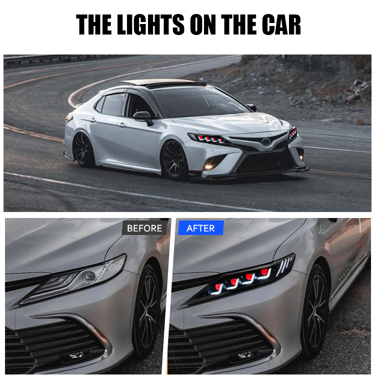 Toyota Camry Headlights A146-4T-E Devil Eyes For Toyota Camry (2018–2023) Head Lamp 18 Camry Headlights