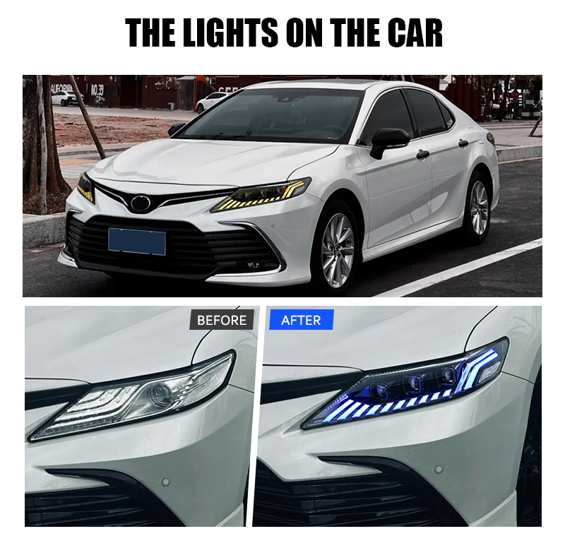 Toyota Camry Headlights TT-CMR-A146-AD / TT-CMR-A146-AD-RGB For Toyota Camry (2018–2022) Head Lamp 24 Camry Headlights