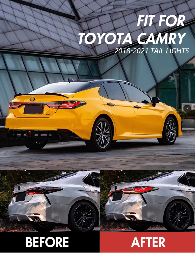 Toyota Camry Tail Lights CMR-B101H For Toyota Camry (2018–2023) Tail Lamp 15 Camry Tail Lights