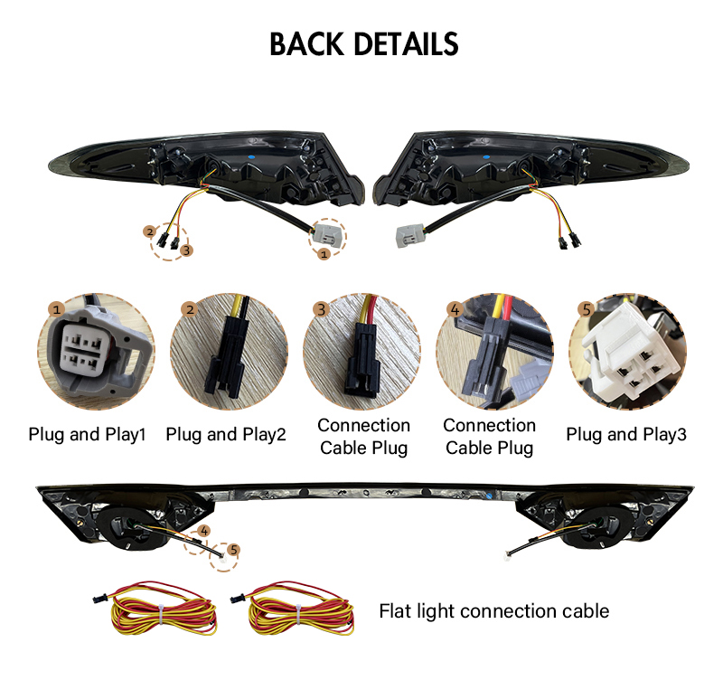 Toyota Camry Tail Lights CMR-B101H For Toyota Camry (2018–2023) Tail Lamp 17 Camry Tail Lights
