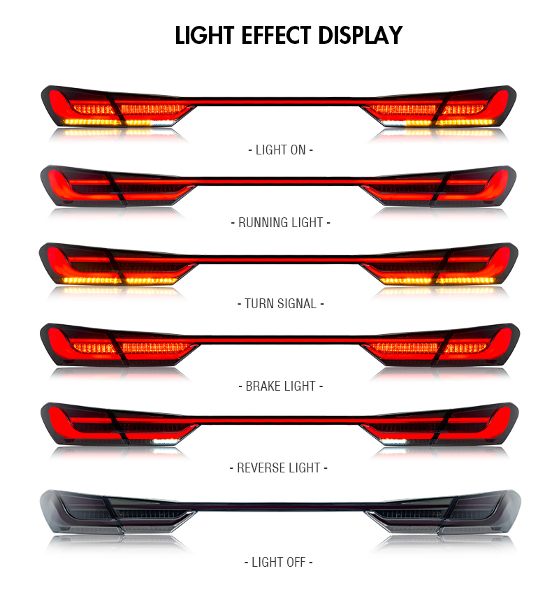 Toyota Camry Tail Lights CMR-B101H For Toyota Camry (2018–2023) Tail Lamp 18 Camry Tail Lights