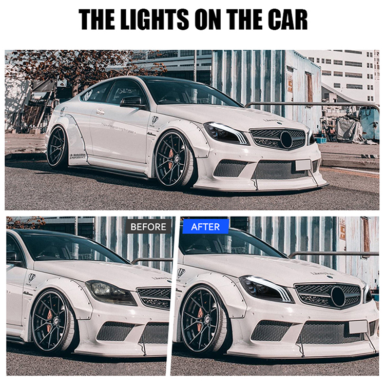 Mercedes-Benz Headlights BC-A158 For BENZ W204 (2012–2014) Head Lamp 18 Mercedes-Benz Headlights