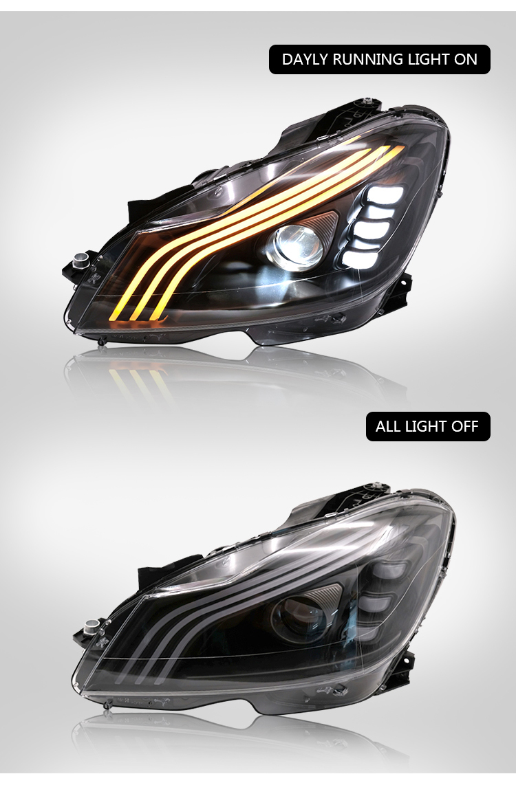 Mercedes-Benz Headlights BC-A158 For BENZ W204 (2012–2014) Head Lamp 20 Mercedes-Benz Headlights