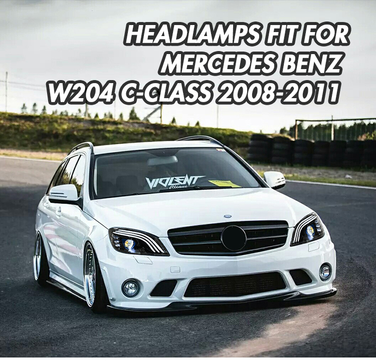 A506-A Car Headlight for Mercedes-Benz C-Class W204 (2008–2011) 15 Car Headlight