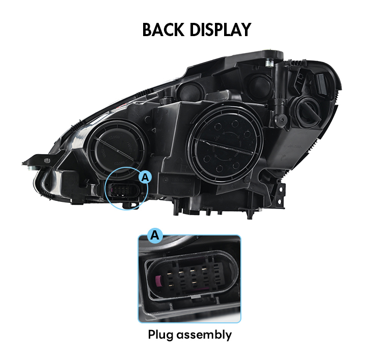 A506-A Car Headlight for Mercedes-Benz C-Class W204 (2008–2011) 19 Car Headlight
