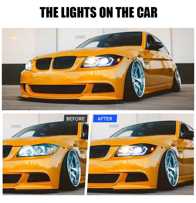 BMW 3-Series Headlights BM-A157A / TT-BM-A157B For BMW 3-Series E90 (2005–2012) Head Lamp 16 BMW 3-Series Headlights