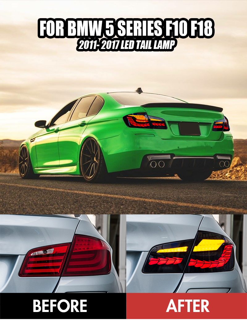 BMW 5 Series Tail Lights BM-B132B For BMW 5-Series F10 F18 (2011–2017) Tail Lamp 15 Tail Light