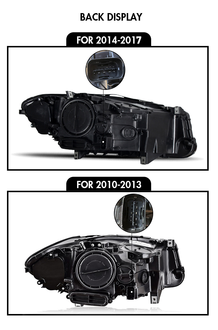BMW 5 Series Headlight BM-A159A For BMW 5-Series F10 F18 (11–13) Head Lamp 21 Headlight