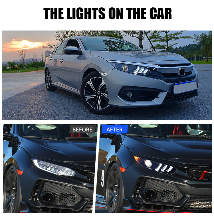 Civic Headlights 