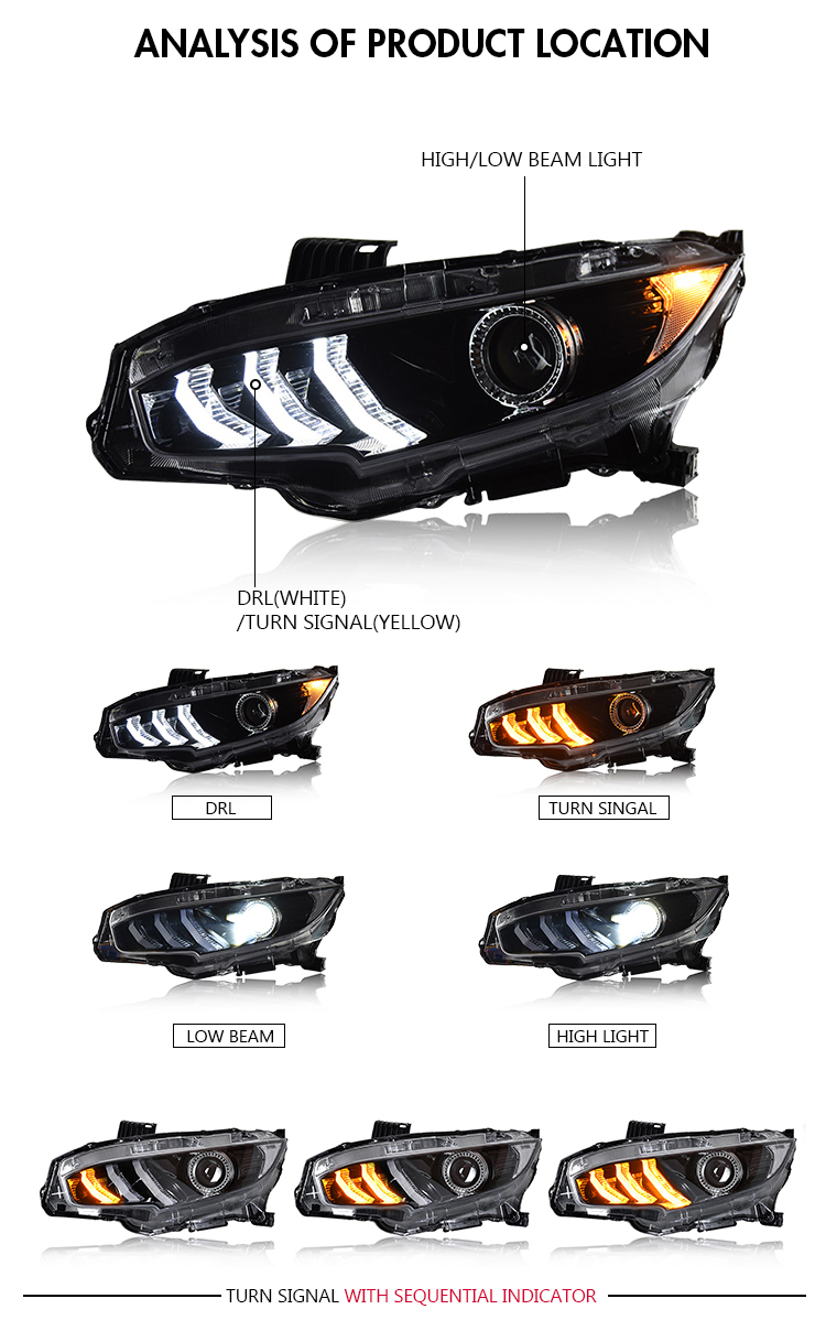 Civic Headlights 