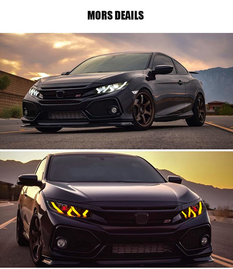 A110B Head Lamp Upgrade LED Headlights for Honda Civic 2016–2021 21 Head Lamp