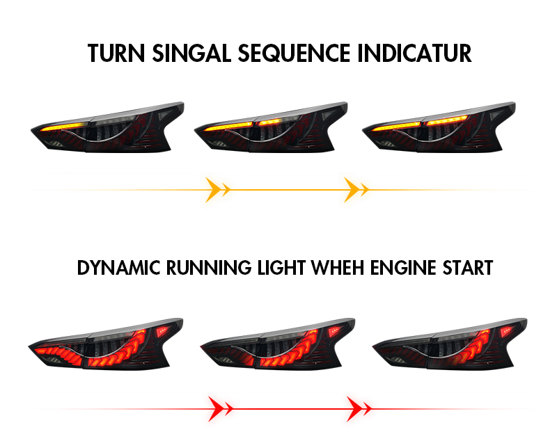 TN-B131 LED Tail Lights for Nissan Altima / Teana 2020–UP 17 LED Tail Light