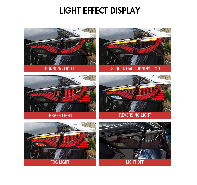 TN-B131 LED Tail Lights for Nissan Altima / Teana 2020–UP 19 LED Tail Light